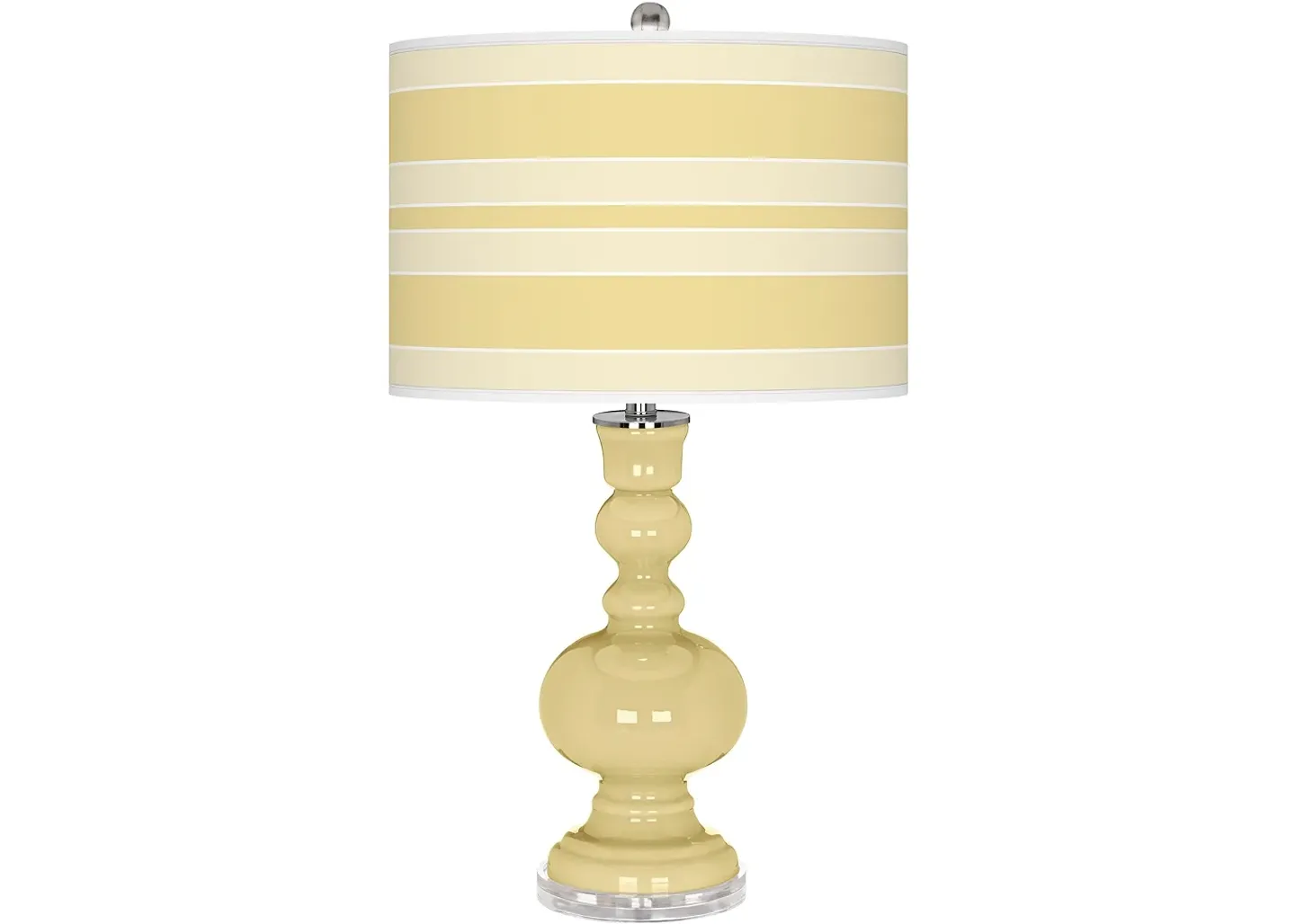 Color Plus Butter Up Bold Stripe Apothecary Table Lamp
